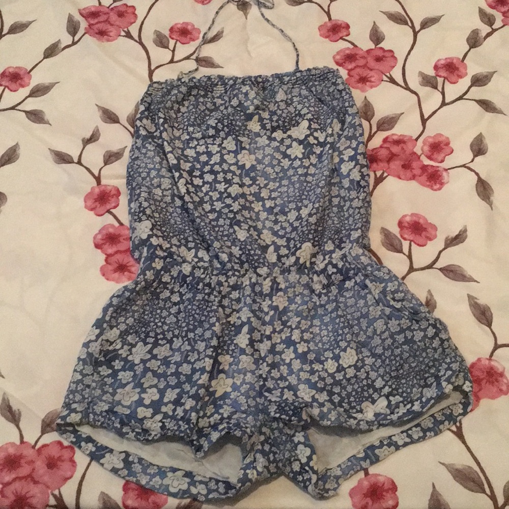 Floral printed Hollister romper